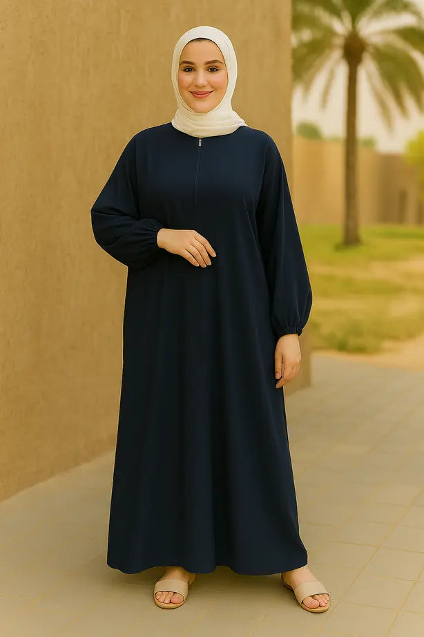 Abaya Sportswear Zip Moderne - L'Athleisure Chic Réinventé