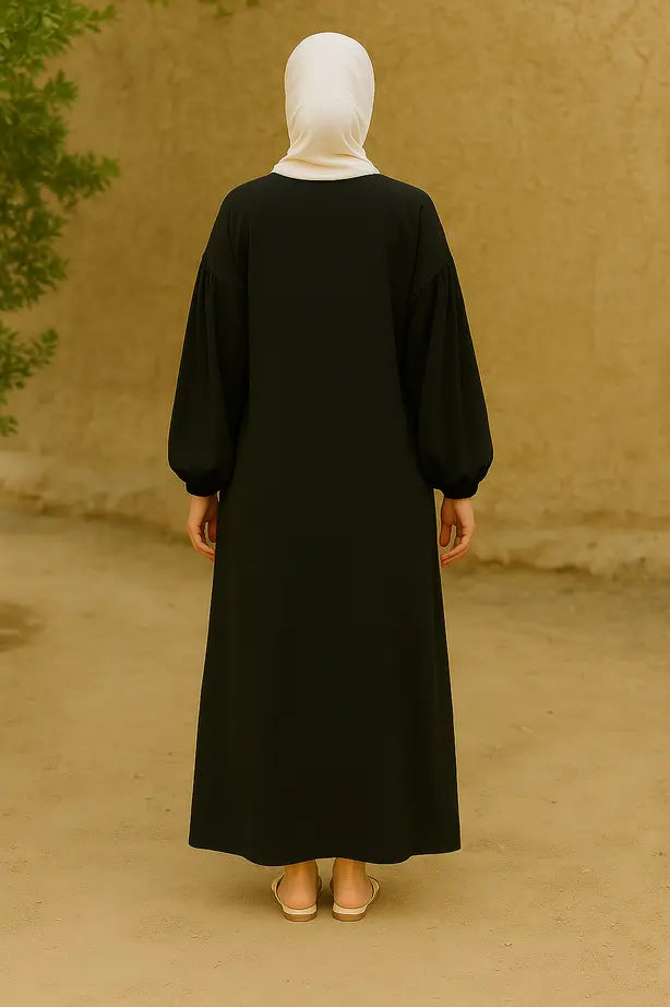 Abaya Sportswear Zip Moderne - L'Athleisure Chic Réinventé