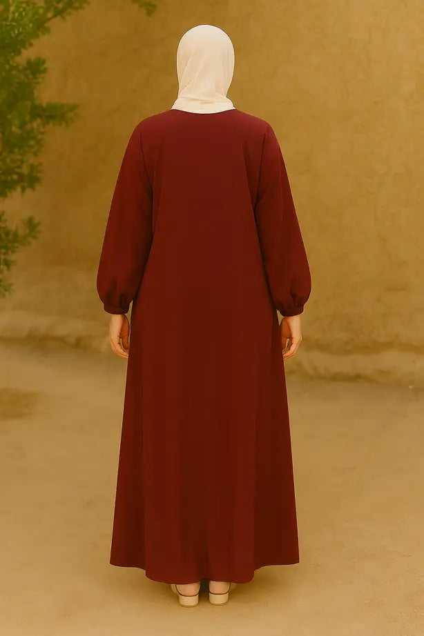 Abaya Sportswear Zip Moderne - L'Athleisure Chic Réinventé